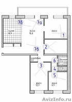 Продаю 5ти комнатную квартиру в г.Аксае - Изображение #1, Объявление #268635