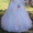 Продам свадебное платье  белое с розовым #759