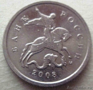 монета 1 копейка 2008г м - Изображение #1, Объявление #276772