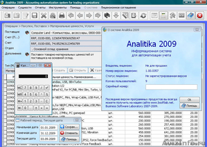Analitika 2009 - Бесплатная комплексная программа для ведения учета в торговле - Изображение #1, Объявление #374710