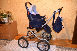 Продается  детская коляска Jane(Испания); 3  в 1 , Люлька , прогулjочный блок - Изображение #2, Объявление #610605
