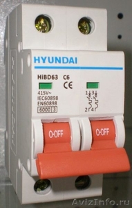 Автоматический выключатель HİBD63  2Р - Изображение #1, Объявление #938010