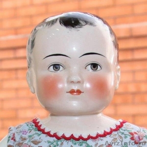 Антикварная немецкая коллекционная кукла Porzellan-Badepuppe - Изображение #1, Объявление #1486570