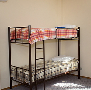Двухъярусные кровати Новые на металлокаркасе для хостелов, гостиниц, рабочих - Изображение #1, Объявление #1612033