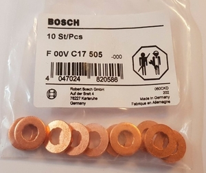 F00VC17505 Уплотнительное кольцо топливной форсунки Bosch - Изображение #1, Объявление #1733826
