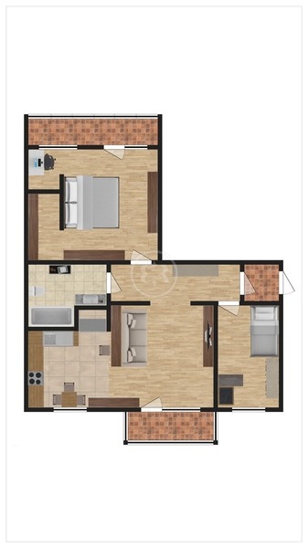 Продаю 3к квартиру в Ростове-на-Дону, Каменка, 81 м2, с ремонтом - Изображение #2, Объявление #1665179