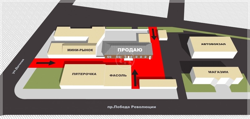 Продаю кирпичное здание 444 м2 под магазин, кафе, офис, гостиницу. - Изображение #1, Объявление #1676533